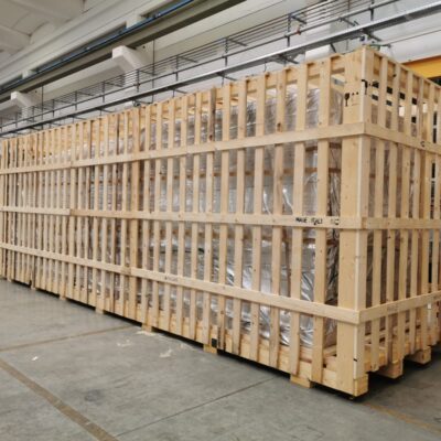 Gabbie, paretali, pedane e pallets